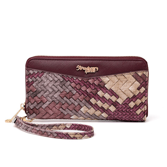 VIVI LONG WALLET - RATTAN AG, MAGENTA